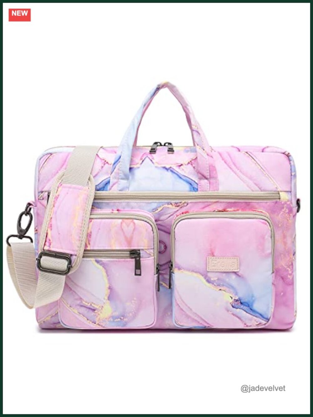 Waterproof Laptop Shoulder Bag 15.6 inch Business Work Briefcase Case